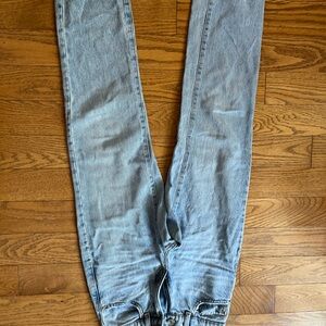 Garage Light Blue Straight Leg Jeans